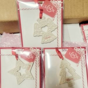 Set of 4 Lenox ornaments